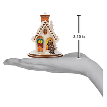 Load image into Gallery viewer, OLD WORLD CHRISTMAS GINGER COTTAGES GINGERBREAD COTTAGE CHRISTMAS ORNAMENT 80001
