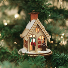 Load image into Gallery viewer, OLD WORLD CHRISTMAS GINGER COTTAGES GINGERBREAD COTTAGE CHRISTMAS ORNAMENT 80001
