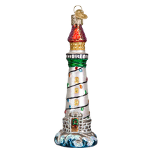 Load image into Gallery viewer, OLD WORLD CHRISTMAS HOLIDAY LIGHTHOUSE NAUTICAL GLASS CHRISTMAS ORNAMENT 20039
