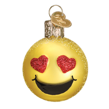 Load image into Gallery viewer, OLD WORLD CHRISTMAS MINI EMOJI GLASS CHRISTMAS ORNAMENT SET 14024
