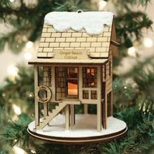 Load image into Gallery viewer, OLD WORLD CHRISTMAS GINGER COTTAGES GINGER BEACH COTTAGE XMAS ORNAMENT 80500
