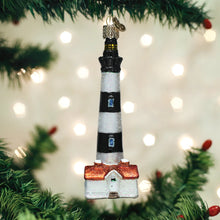 Load image into Gallery viewer, OLD WORLD CHRISTMAS BODIE ISLAND LIGHTHOUSE GLASS CHRISTMAS ORNAMENT 20102
