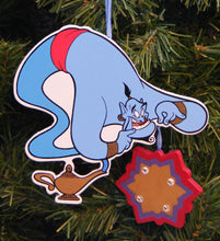 Load image into Gallery viewer, VINTAGE KURT ADLER OFFICIALLY LICENSED DISNEY&#39;S ALADDIN GENIE CHRISTMAS ORNAMENT
